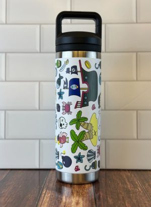 HiveBRND 18oz Stainless Steel Water Bottle